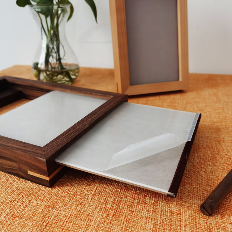 Hand Polished Beech Photo Frame