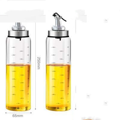 Large Oil Bottle Leak-proof Glass Oil For Household Kitchen