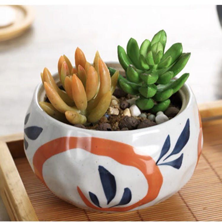 Hand-painted Ceramic Meat Pots Korean Style