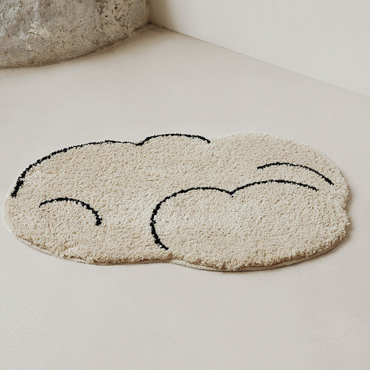Cloud Carpet Entry Into The Bathroom Bathroom Absorbent Non-slip Mat