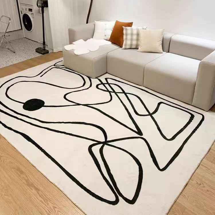 Original Design Rug Nordic Modern Abstract Plush