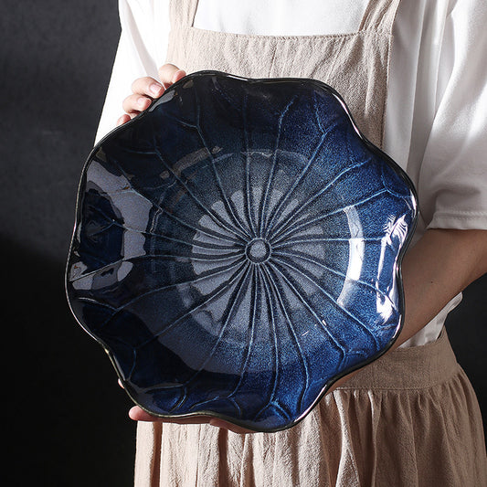 Boiled Fish Bowl Ceramic Plate And Dried Vegetables