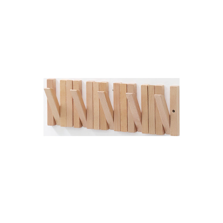 Wooden Bar Hook Wall Creative Wooden Coat Hook Wooden Coat Rack