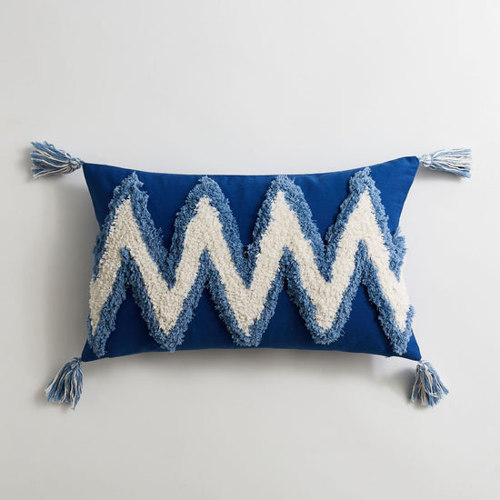 Blue Cotton Pillow