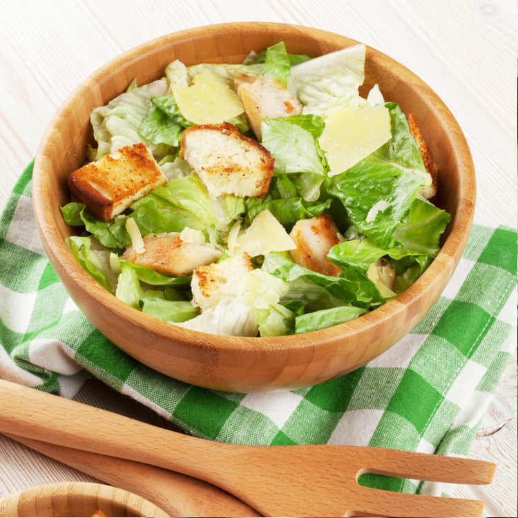 Wooden salad bowl