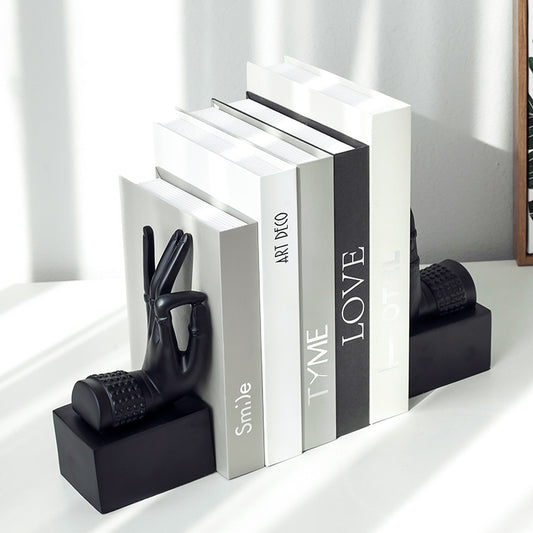 Creative living room study bookend