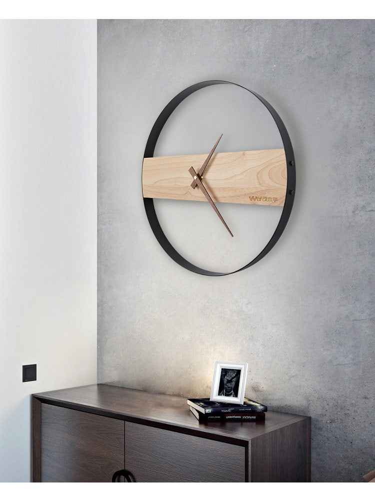 Simple table living room wall clock