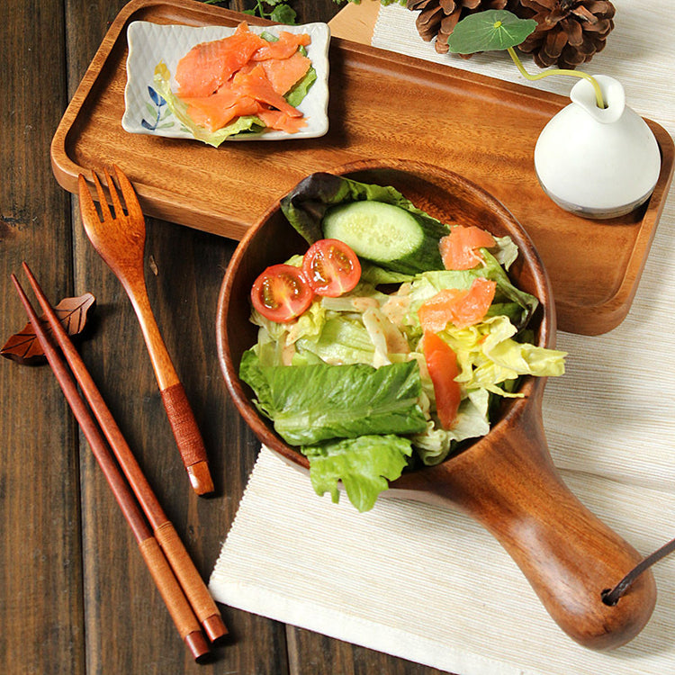 Japanese Style Wooden Bowl