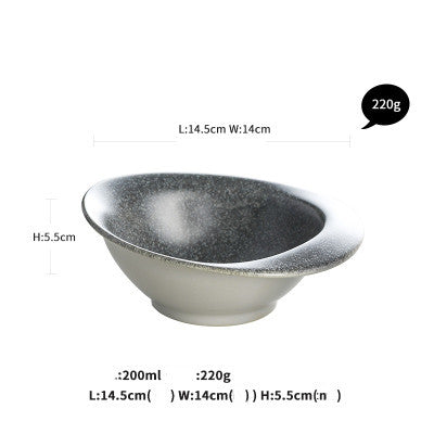 Household ceramic dishes and tableware