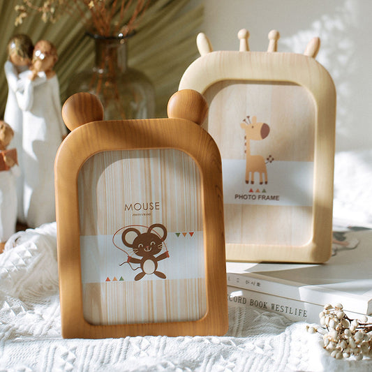 Desktop small decoration plastic photo frame