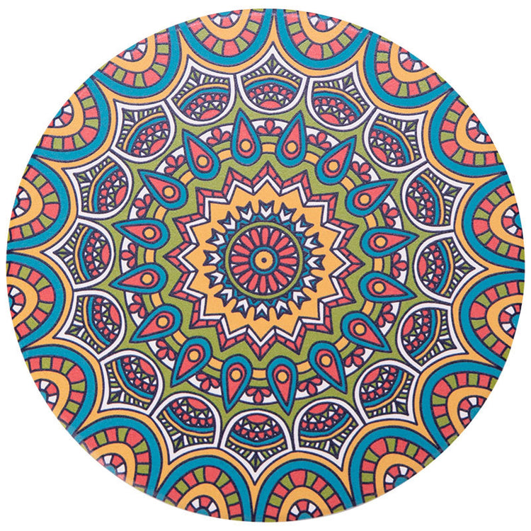 Mandala flower ceramic absorbent coaster