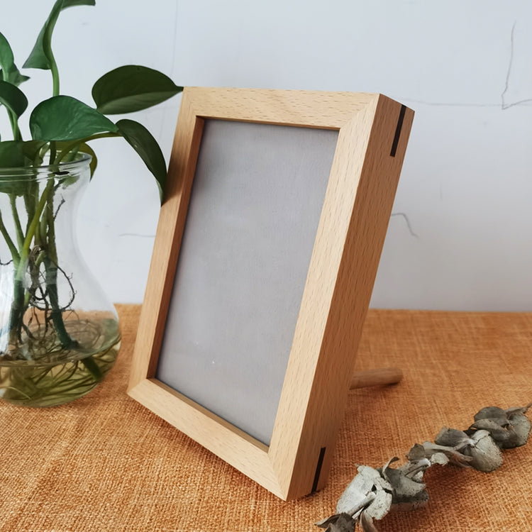 Hand Polished Beech Photo Frame