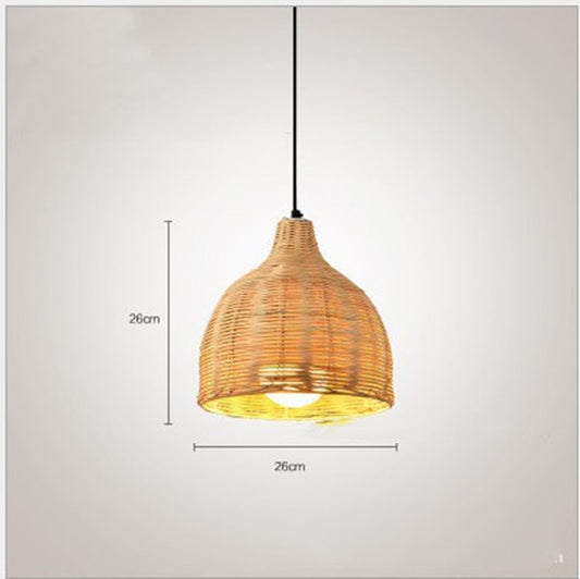 Rattan Lampshade Japanese Rattan Bamboo Chandelier