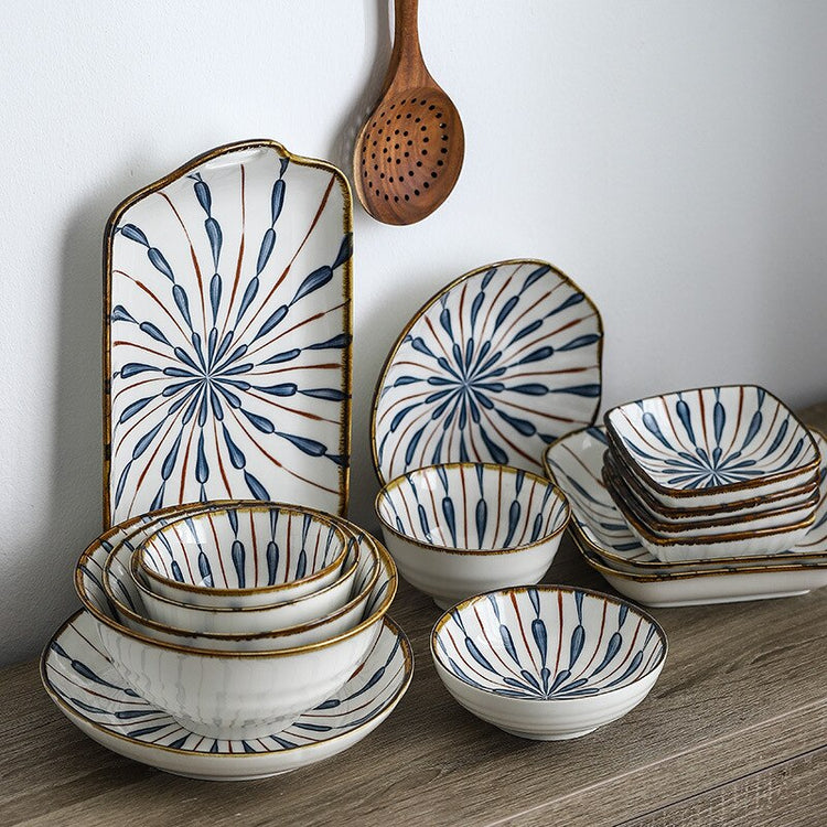 Japanese style ceramic dishes