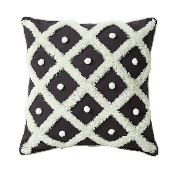 Tufted Moroccan Pillow Case