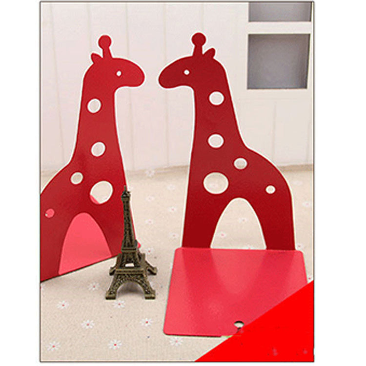 Cartoon Hollow Reindeer Elephant Book Stand Iron Bookshelf