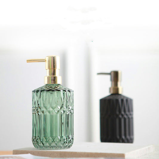Glass Bottling Creative Home Furnishing Hotel Supplies Bathroom Hand Soap Glass Bottle