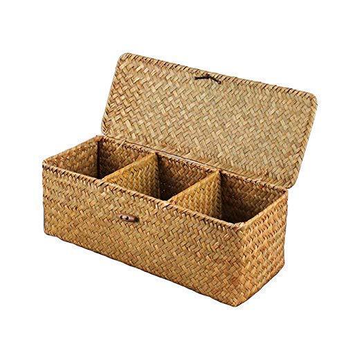 Three Lattice Cosmetic Storage Box Storage Basket Jewelry Storage Basket