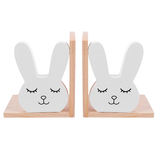 Creative Wooden Soft Decoration Rabbit Bookend