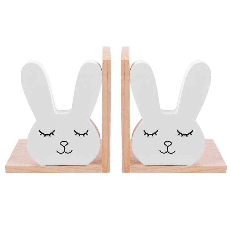 Creative Wooden Soft Decoration Rabbit Bookend