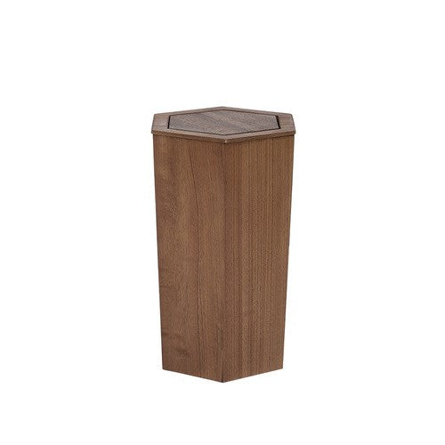 Wooden Trash Can with Lid | Nordic Home Living