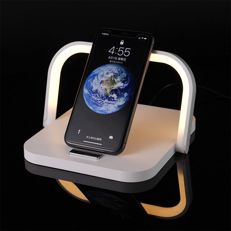 USB Table Lamp Dimmable Bedside Lamp Nightstand Lamp with USB Port and Outlet Desk Lamp with Wireless Charger Modern Table Lamp Bedside Table Lamp