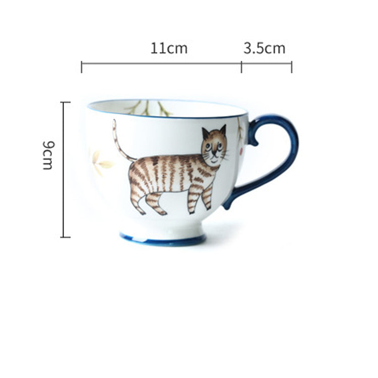 Fashion Simple Retro Animal Ceramic Mug