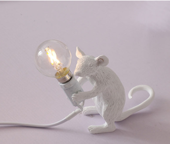 Mouse Personality Mini Decorative Lamp Children'S Room Table Lamp Dormitory Bedside Eye Protection Small Table Lamp