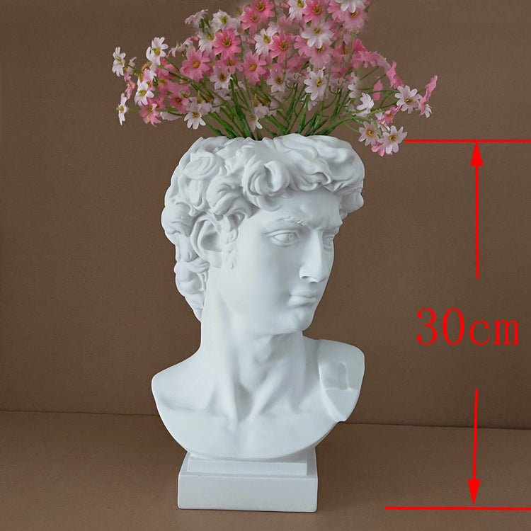 Resin Imitation Plaster Figurine Vase