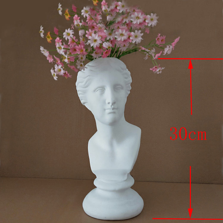 Resin Imitation Plaster Figurine Vase