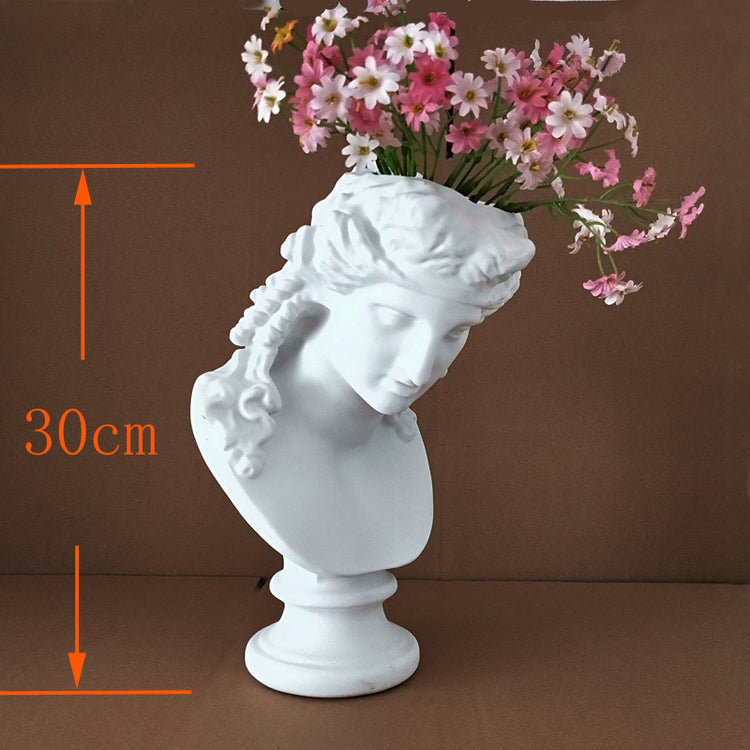 Resin Imitation Plaster Figurine Vase