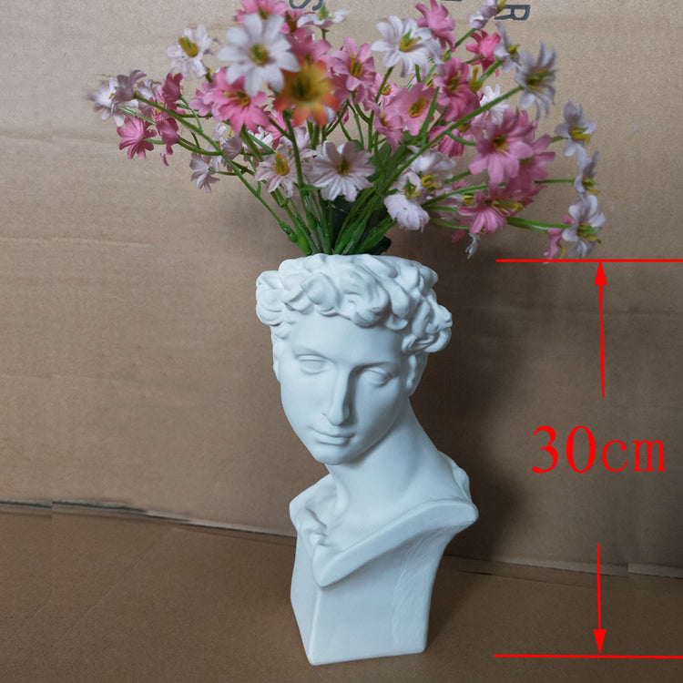 Resin Imitation Plaster Figurine Vase