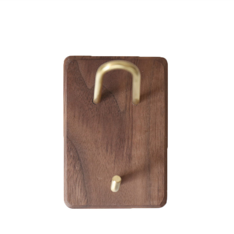 Punch-Free Bathroom Towel Brass Hook