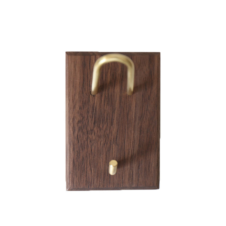 Punch-Free Bathroom Towel Brass Hook