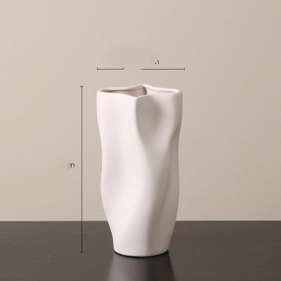 New Arrival Creative Modern Morandi Colorful Unique Shape Home Decoration Ceramic Porcelain Vases