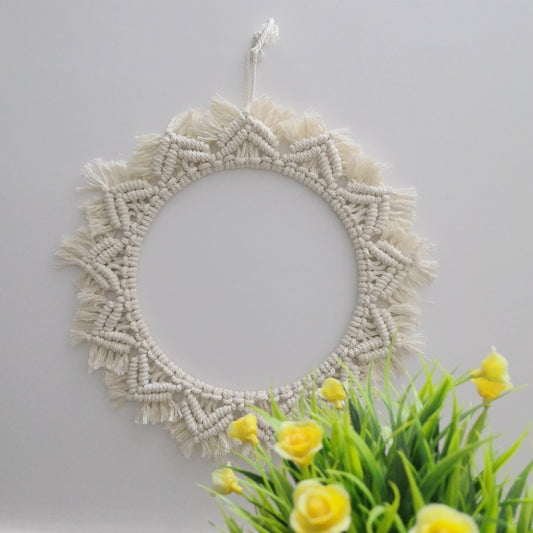 Nordic Mirror Handmade Tapestry Makeup Mirror Bedside