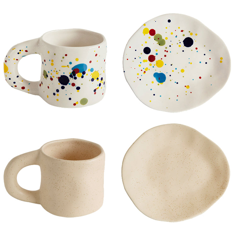 Nordic Color Spray Ceramic Mug