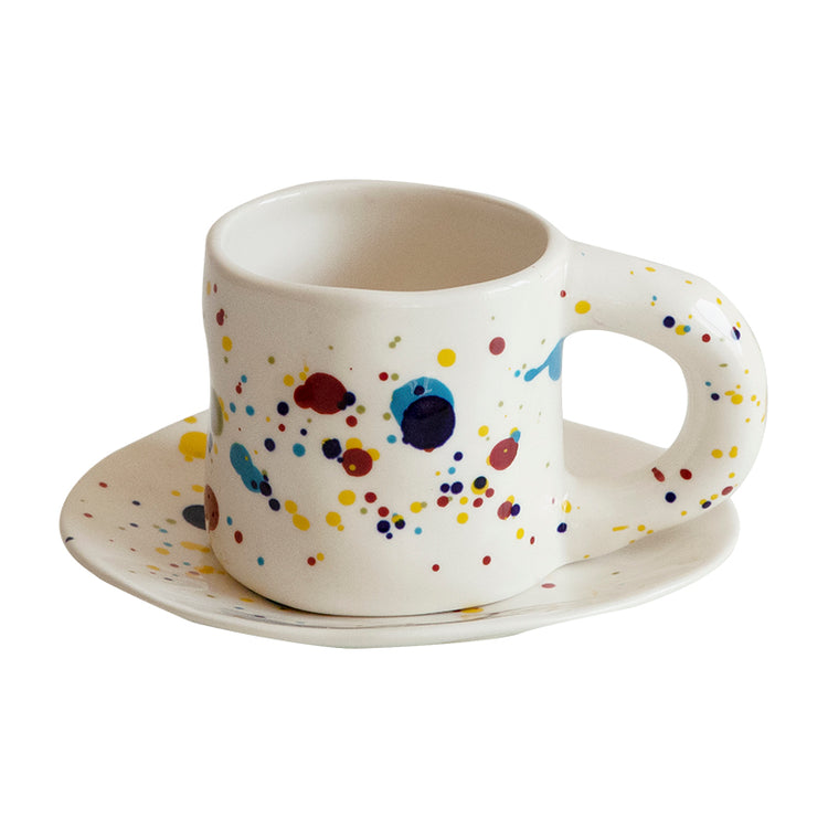 Nordic Color Spray Ceramic Mug