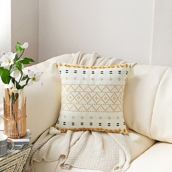 Throw Pillow Fringed