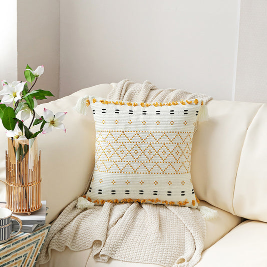 Throw Pillow Fringed