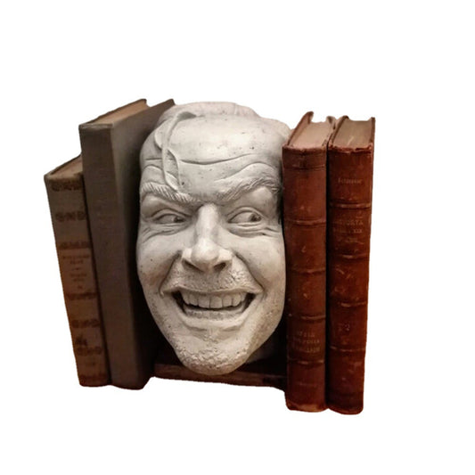 Book Bookends New Face Resin Sculpture Desktop Decoration Bookshelf Ornaments