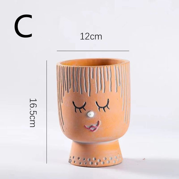 Succulent Flower Pot Living Room Balcony Individual Large Caliber Orchid Plant Pot