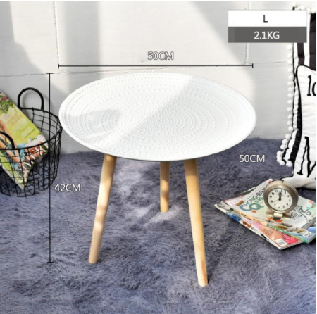 Decoration Nordic Home Modern Style Table Bedroom Table Small Decoration Sofa Simple Side Creative Round Coffee Table Living Room