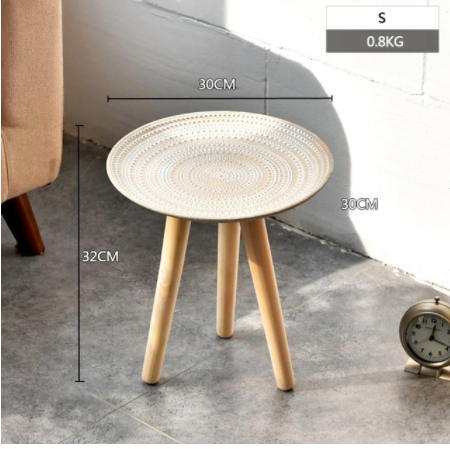 Decoration Nordic Home Modern Style Table Bedroom Table Small Decoration Sofa Simple Side Creative Round Coffee Table Living Room