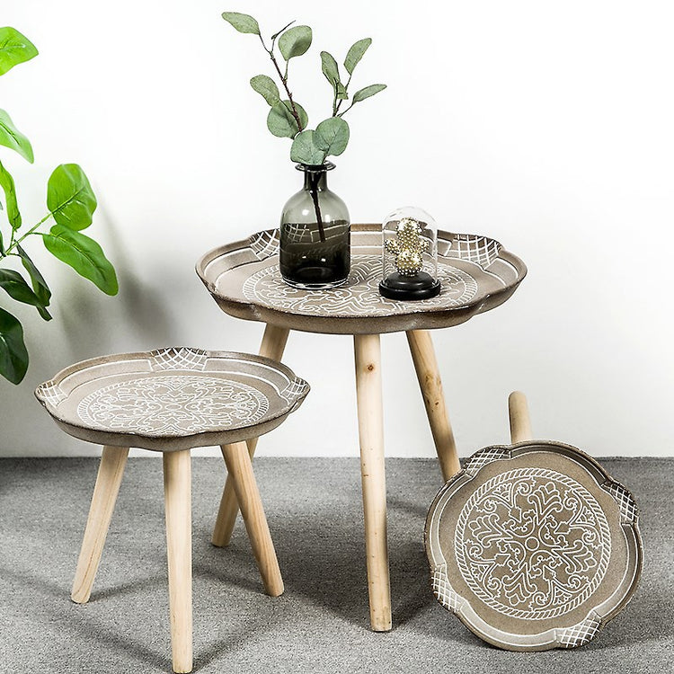 Decoration Nordic Home Modern Style Table Bedroom Table Small Decoration Sofa Simple Side Creative Round Coffee Table Living Room