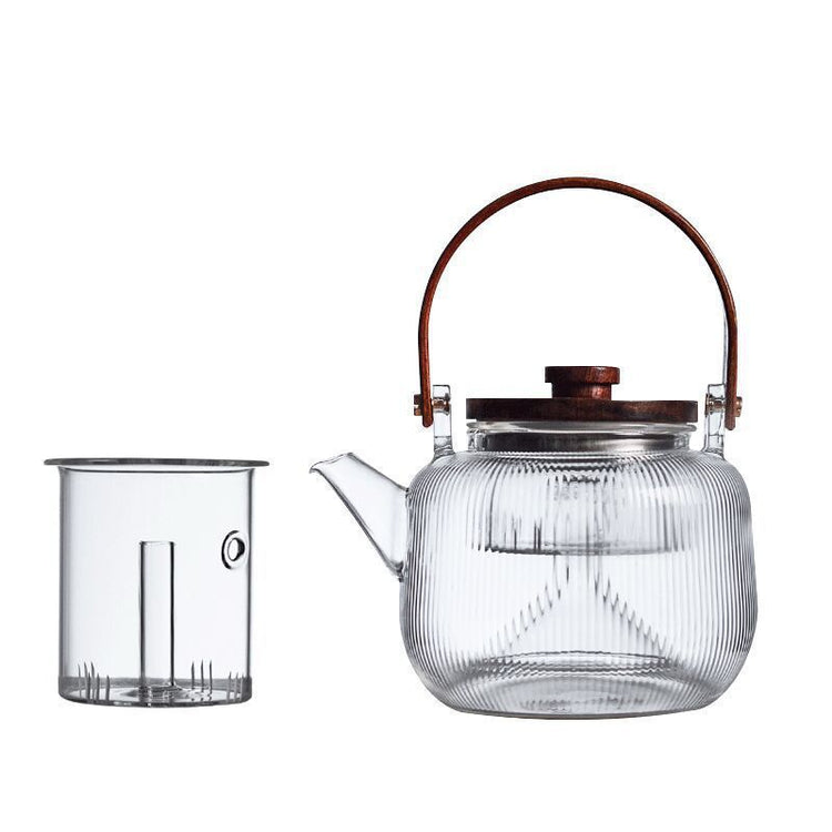 High Borosilicate Glass Steaming And Cooking Teapot