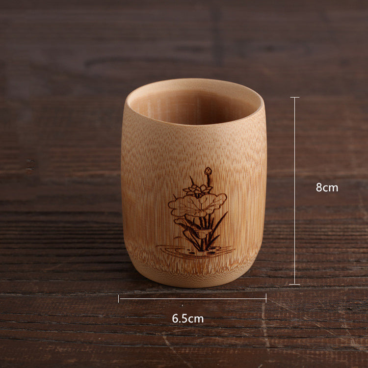 Bamboo charcoal beer mug