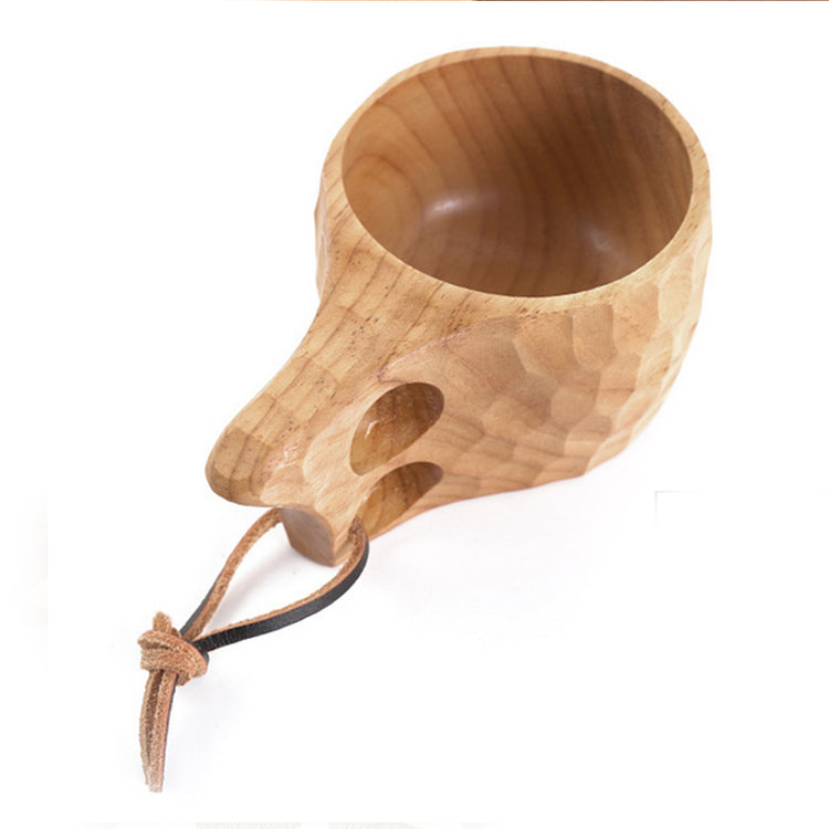 Irregular wooden cup