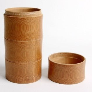 Bamboo tea pot