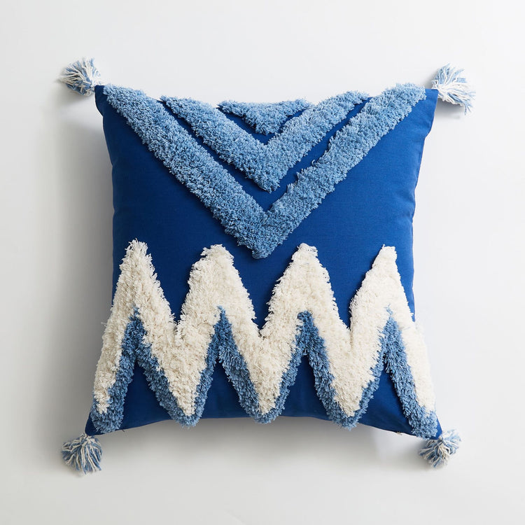 Blue Cotton Pillow